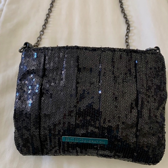 BCBG  Black sequined bag - Picture 3 of 5